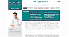 Desktop Screenshot of doctorsabroad.hu